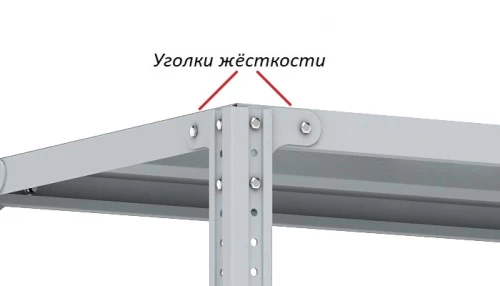 Стеллаж металлический Титан МС-750 2500x1200x600/3