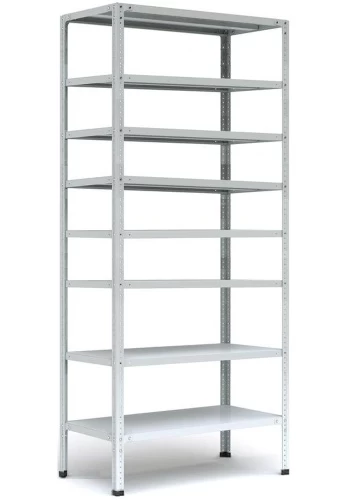 Стеллаж металлический Титан МС-750 2500x700x500/8