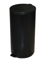 Урна с педалью 40 л (чёрная)